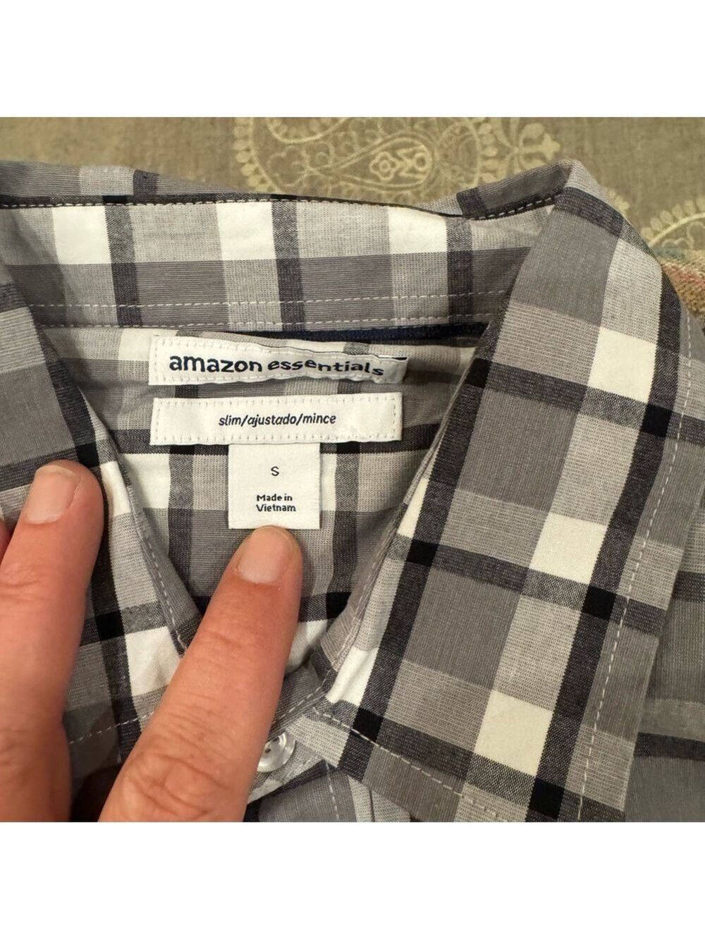 Amazon Basics - NWT Men’s Oxford Shirt SZ Small - Picture 4 of 5